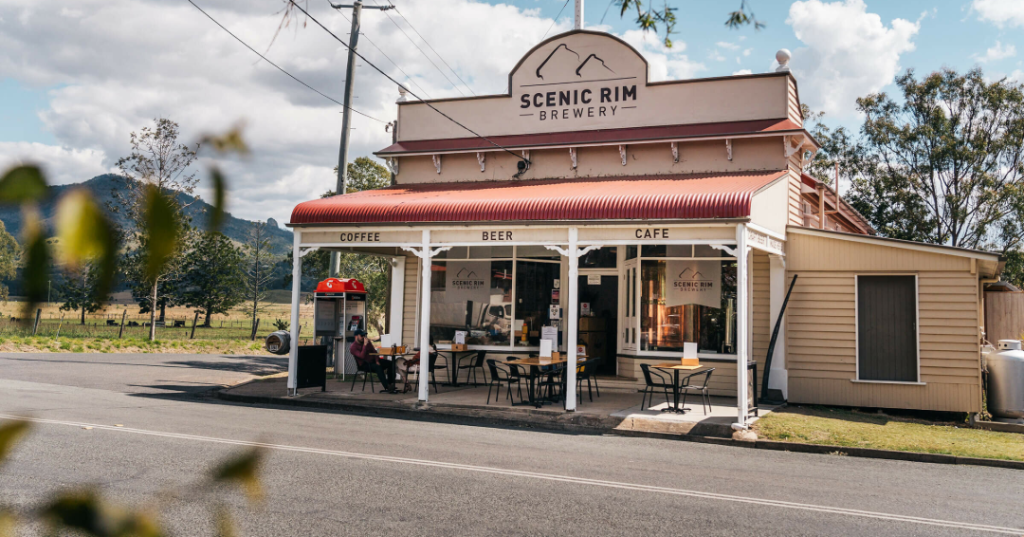 an old cafe in the wine region of darling downs