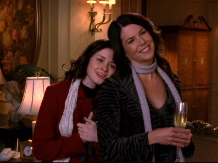 two women standing together